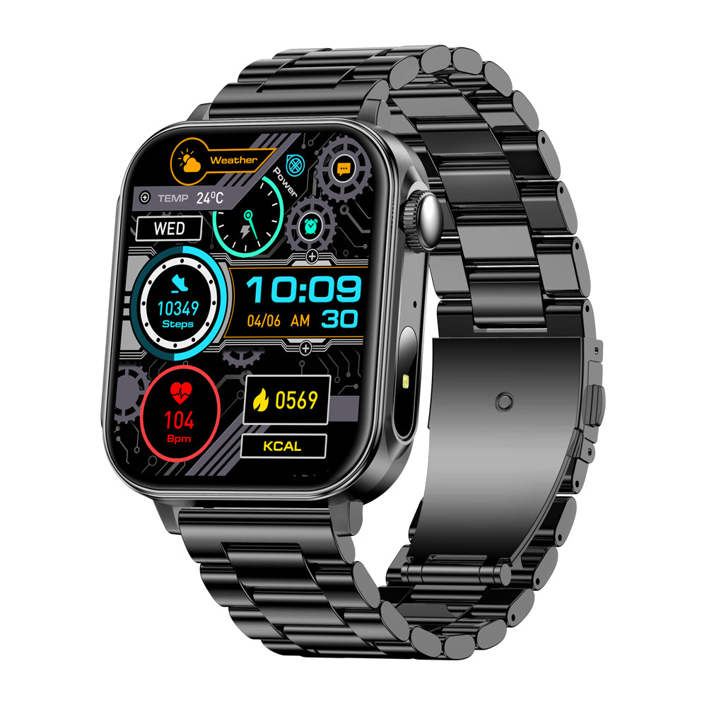 COLMI P80 Smartwatch black Stainless steel