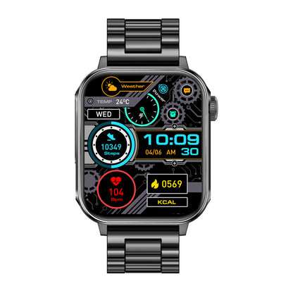 COLMI P80 Smartwatch black Stainless steel